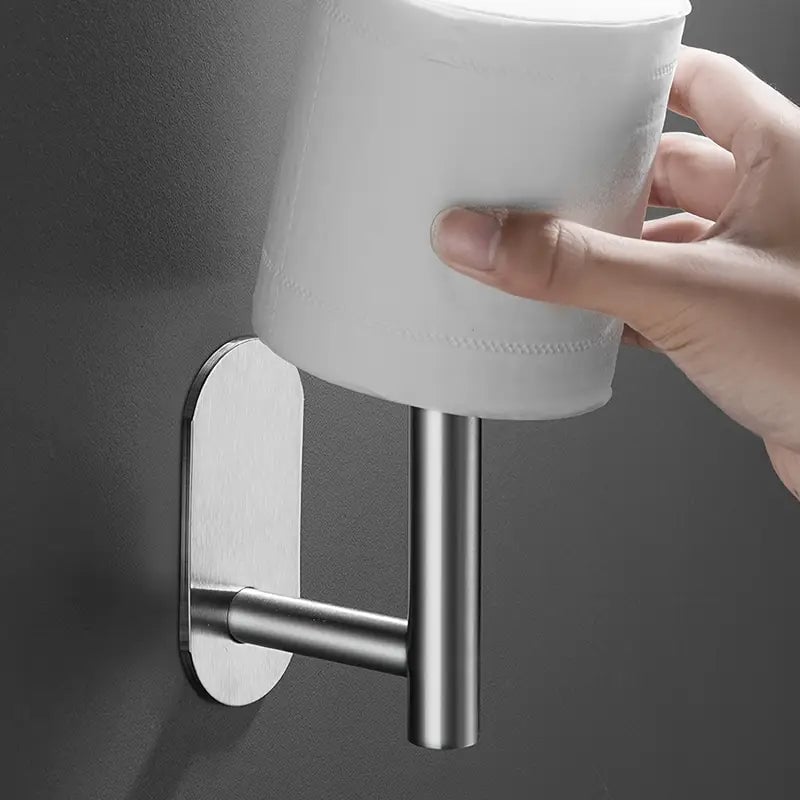 Vægmonteret toiletpapirrulleholder i rustfrit stål