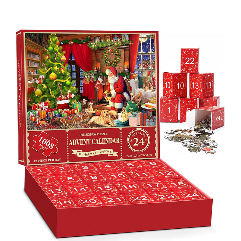 Adventskalender-Weihnachtspuzzles