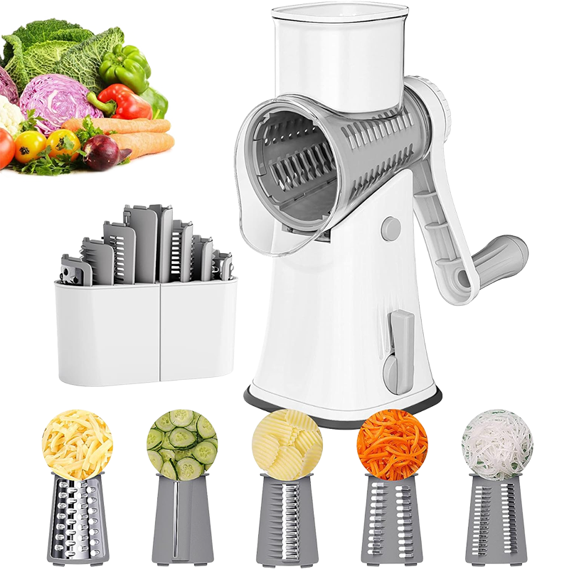 5 i 1 roterende oste rivemaskine