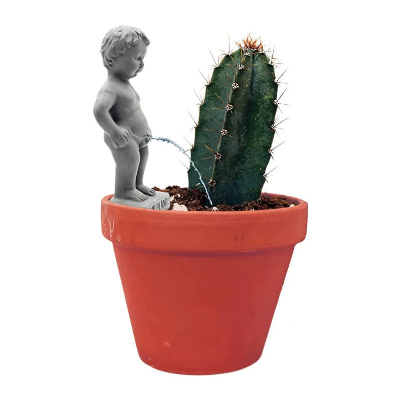 Gartenskulptur „Pee My Plants“