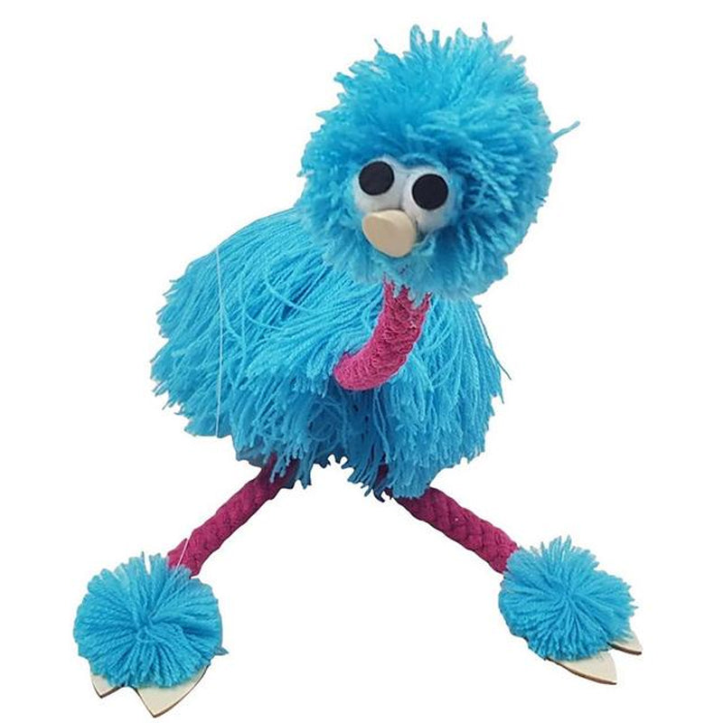 Straußenpuppe Marionette
