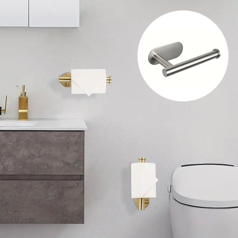 Vægmonteret toiletpapirrulleholder i rustfrit stål