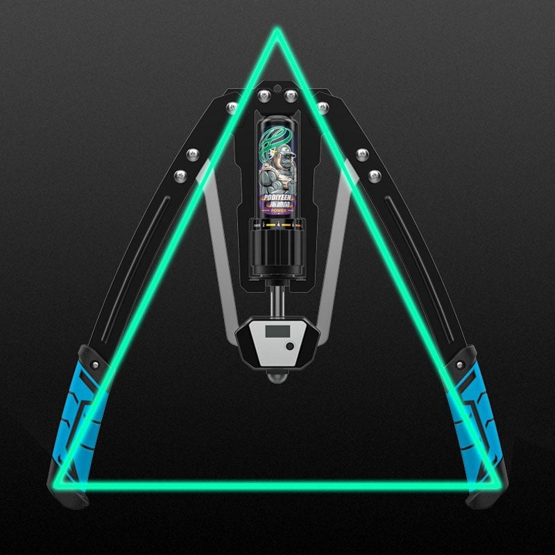 Einstellbarer hydraulischer Armkrafttrainer (mit LED-Zähler)