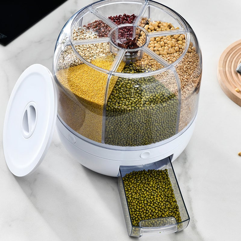 Feuchtigkeitsgeschützter Getreidespender mit Deckel