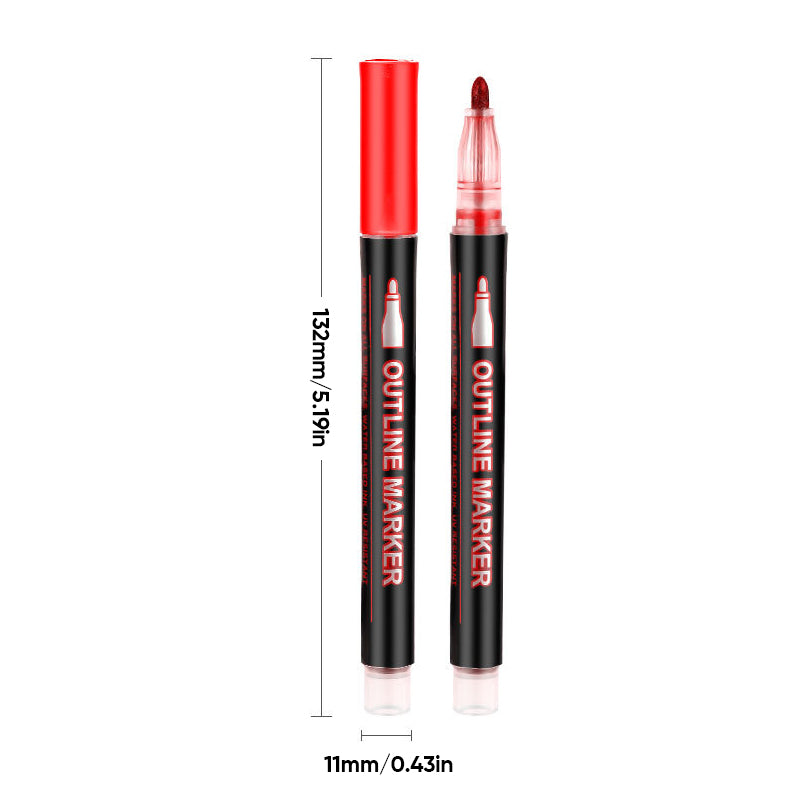 Farvelægning Lightstick Graffiti Highlighter penne