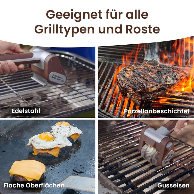 Elektrischer Grillreiniger ohne Borsten