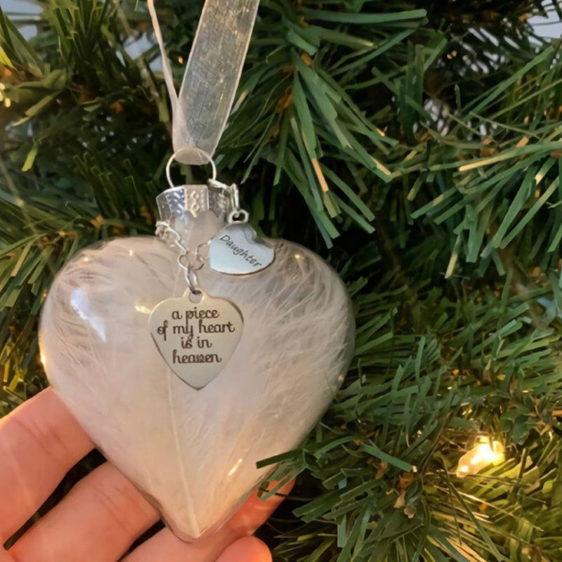 ❤️A Piece of My Heart Is In Heaven❤️ Gedenkornament