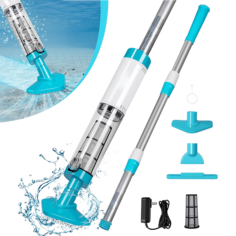 EU-Standard - 3-in-1-Akku-Schwimmbadstaubsauger mit leistungsstarkem Motor
