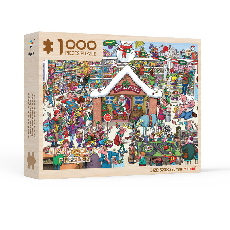 Adventskalender-Weihnachtspuzzles