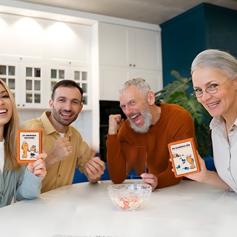 Verpiss D*** – Go Fish Party-Kartenspiel für Erwachsene (ab 18 Jahren)