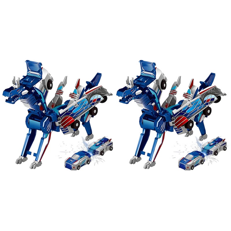 2-in-1 Magnetische Autos: Drachen und Einhörner