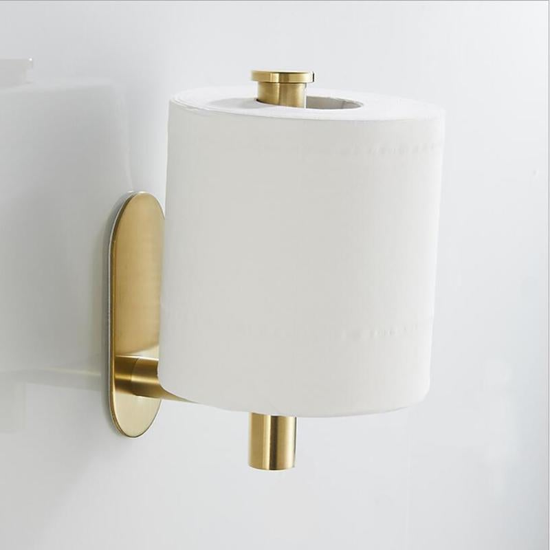 Vægmonteret toiletpapirrulleholder i rustfrit stål