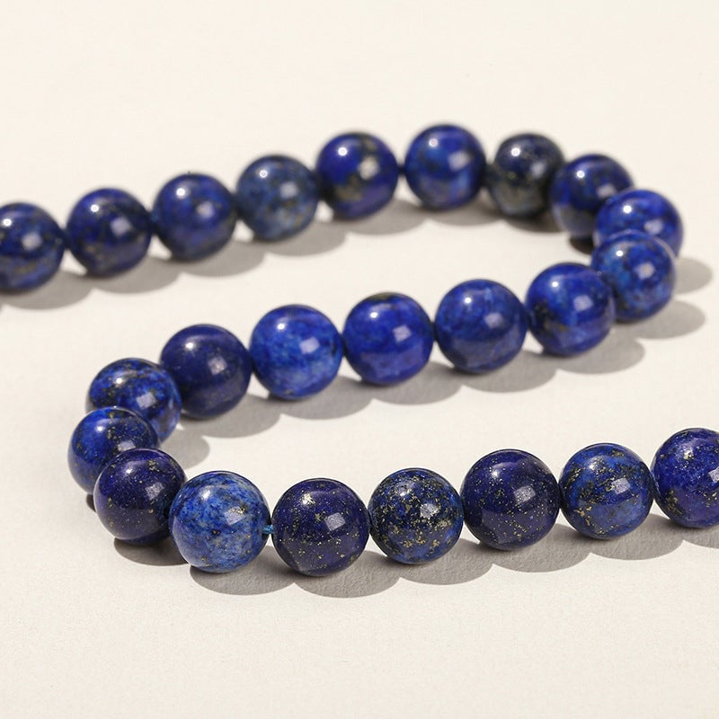 Naturlig Lapis Lazuli stenperlearmbånd