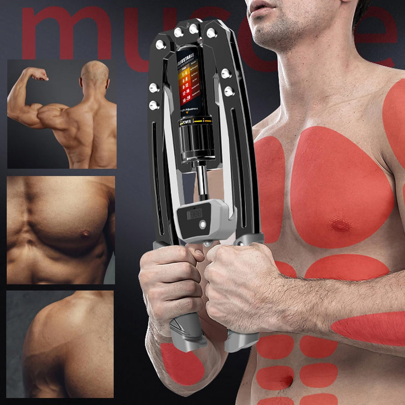 Einstellbarer hydraulischer Armkrafttrainer (mit LED-Zähler)