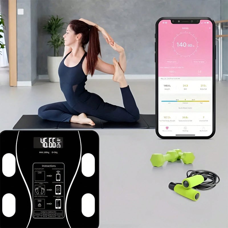 Intelligente Körperfettwaage