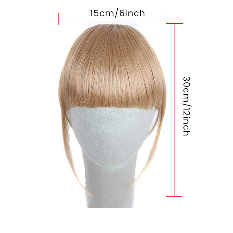 Sømløs 3D Clip-In Bangs hårforlængelse