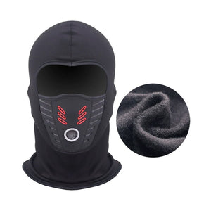 Winterfester, winddichter und wärmender Fleece-Gesichtsmaske für Radfahren und Outdoor-Sportarten