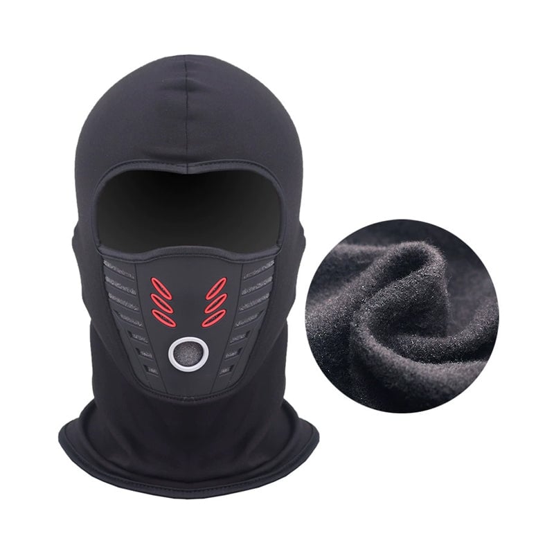 Winterfester, winddichter und wärmender Fleece-Gesichtsmaske für Radfahren und Outdoor-Sportarten