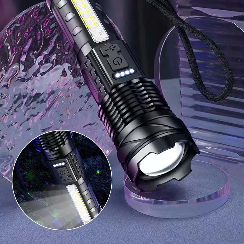 Lang rækkevidde hvid laser Ultra-lys lommelygte