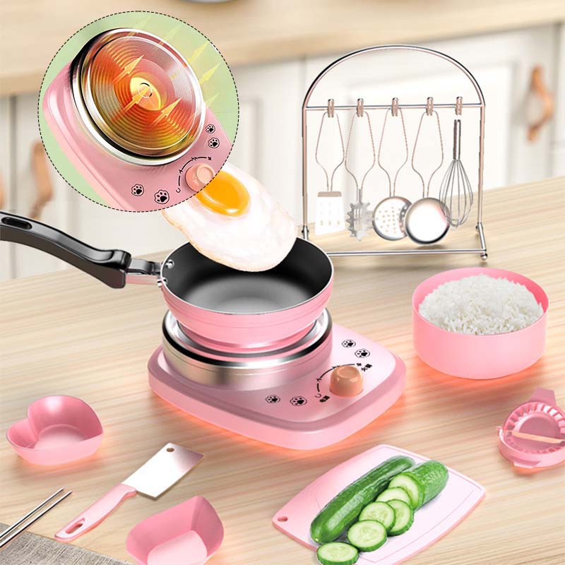 Echtes Kochen im Mini-Küchenspielzeug für Kinder – 22-teiliges Set