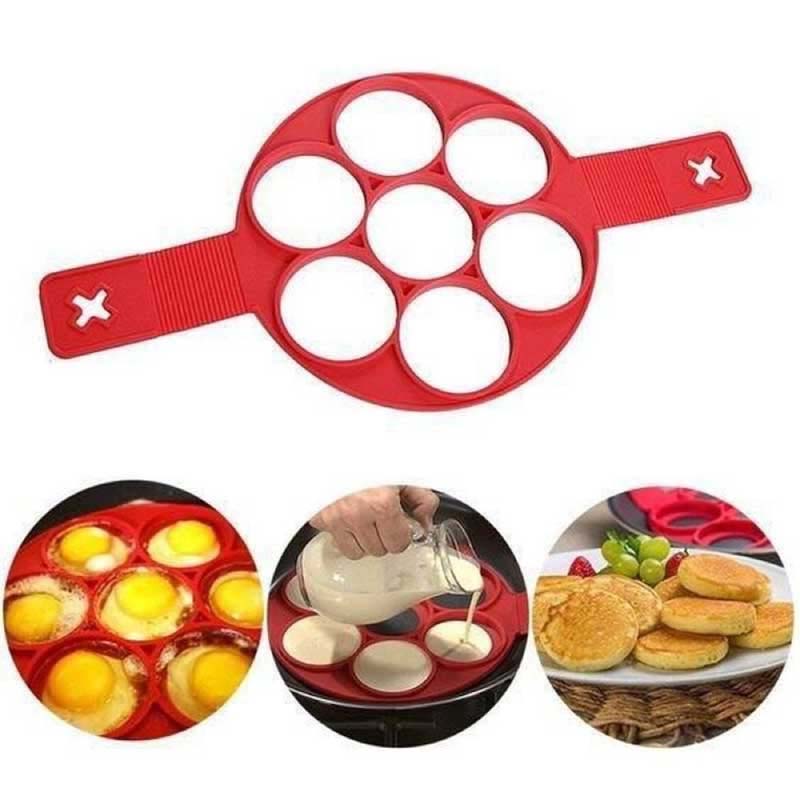 Non-stick silikone pandekageform ring