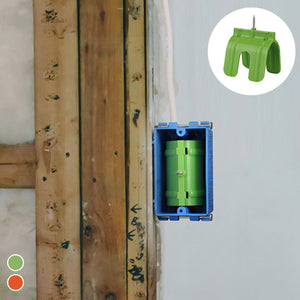 Markierungsmarkierungen für Trockenbau-Steckdosen