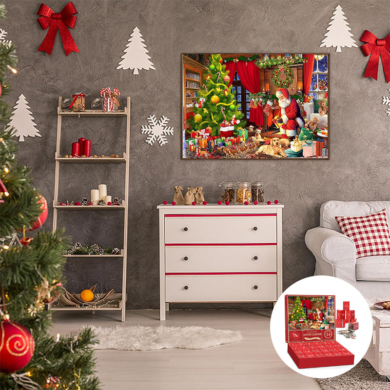 Adventskalender-Weihnachtspuzzles