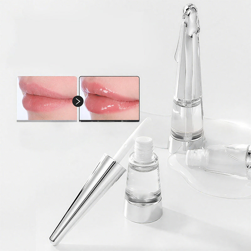 Transparenter Lippen-Gloss mit Feuchtigkeit & Volumen