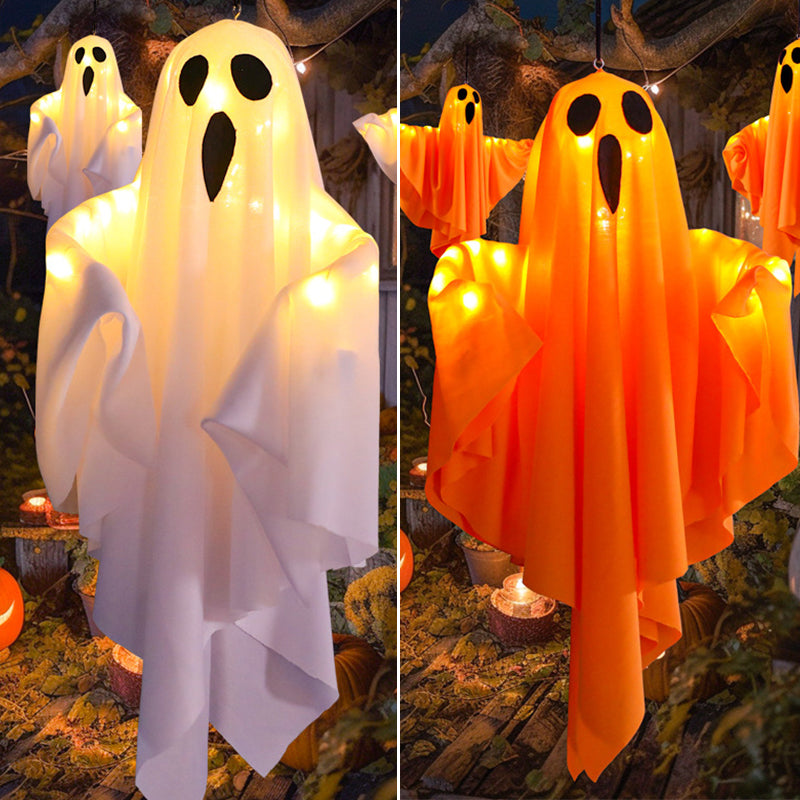Leuchtender Halloween-Geister-Kronleuchter