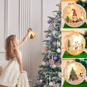 Weihnachts-LED-Leuchten, hängende Dekorationen