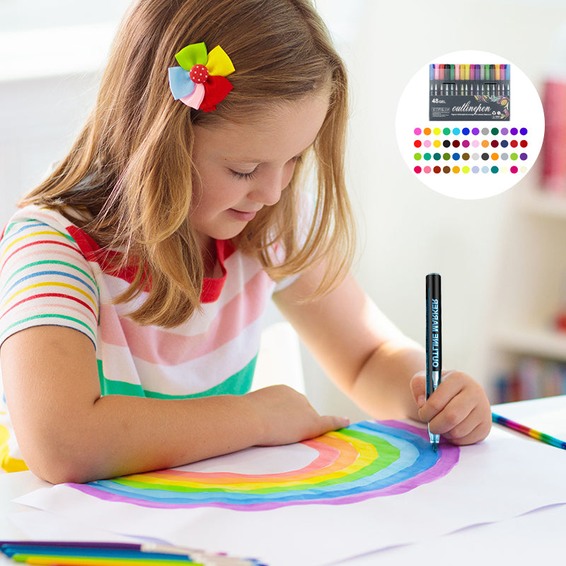 Farvelægning Lightstick Graffiti Highlighter penne