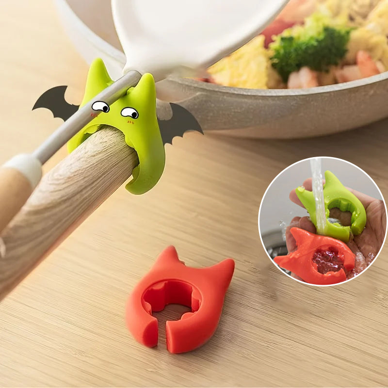 Silikone Pot Clip Ske Rest