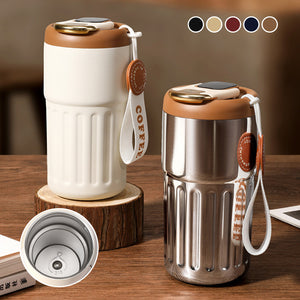 Kaffee-Thermoskanne Mit Temperaturanzeige