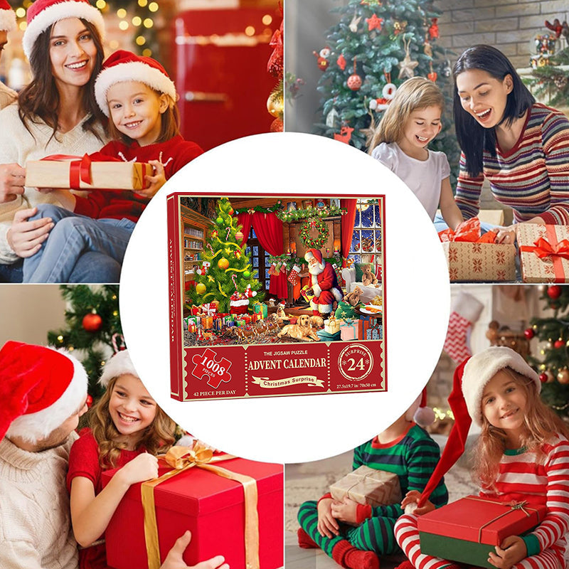 Adventskalender-Weihnachtspuzzles