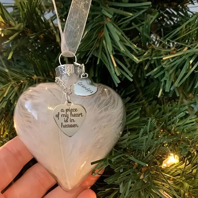❤️A Piece of My Heart Is In Heaven❤️ Gedenkornament