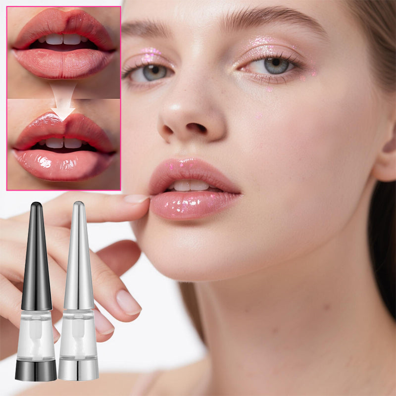 Transparenter Lippen-Gloss mit Feuchtigkeit & Volumen