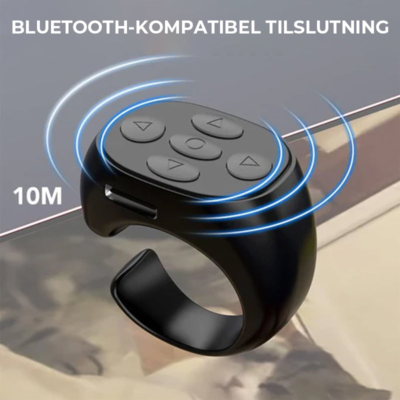 Trådløs Bluetooth-fjernbetjening med fingerspidserne