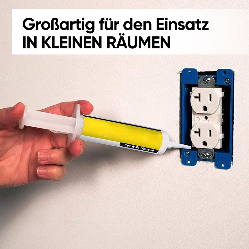 Spritzenartiges Kakerlaken-Tötungsgerät mit Leimköder