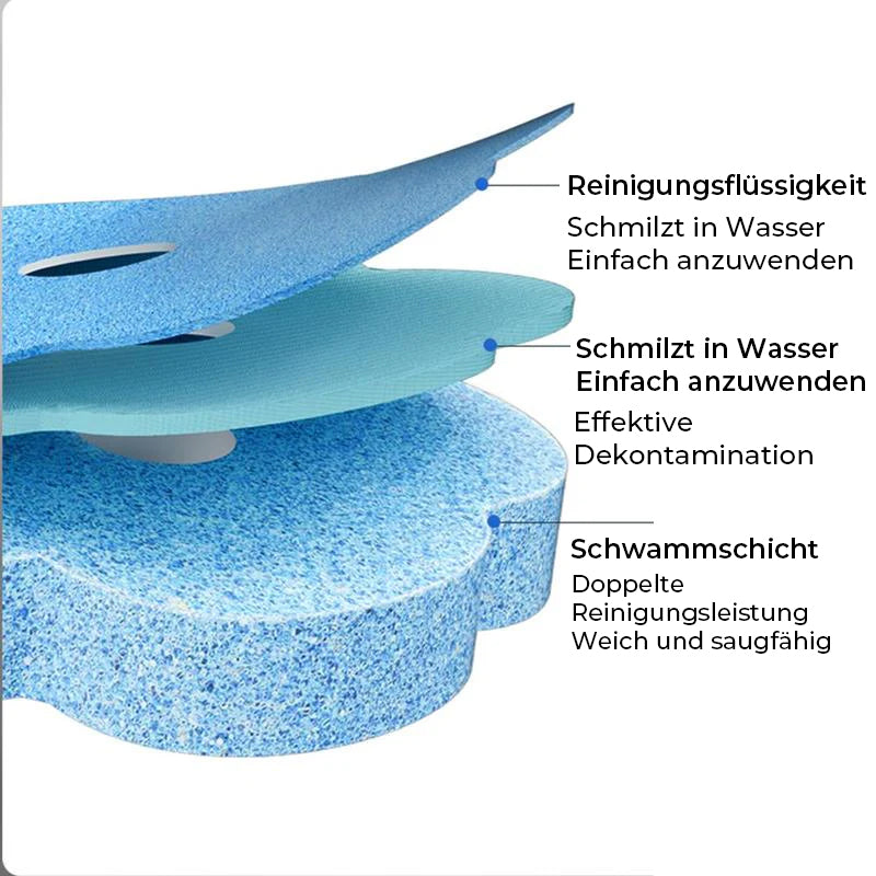 Wandmontiertes Toilettenbürstenset