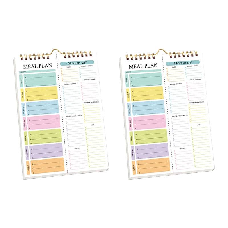 Wöchentliches Essensplanungstagebuch