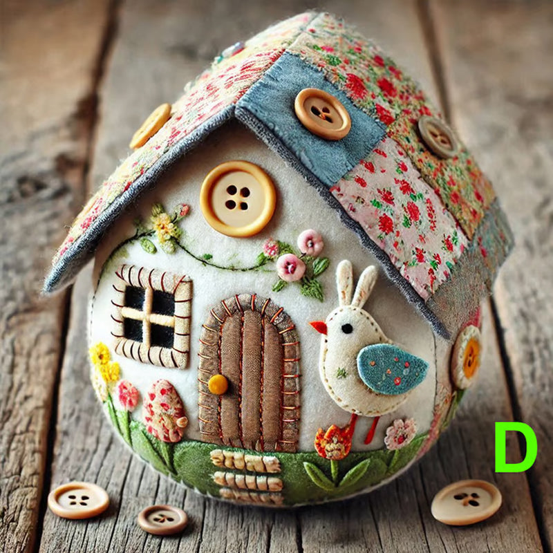Patchwork Filt Æg Hus DIY Kit