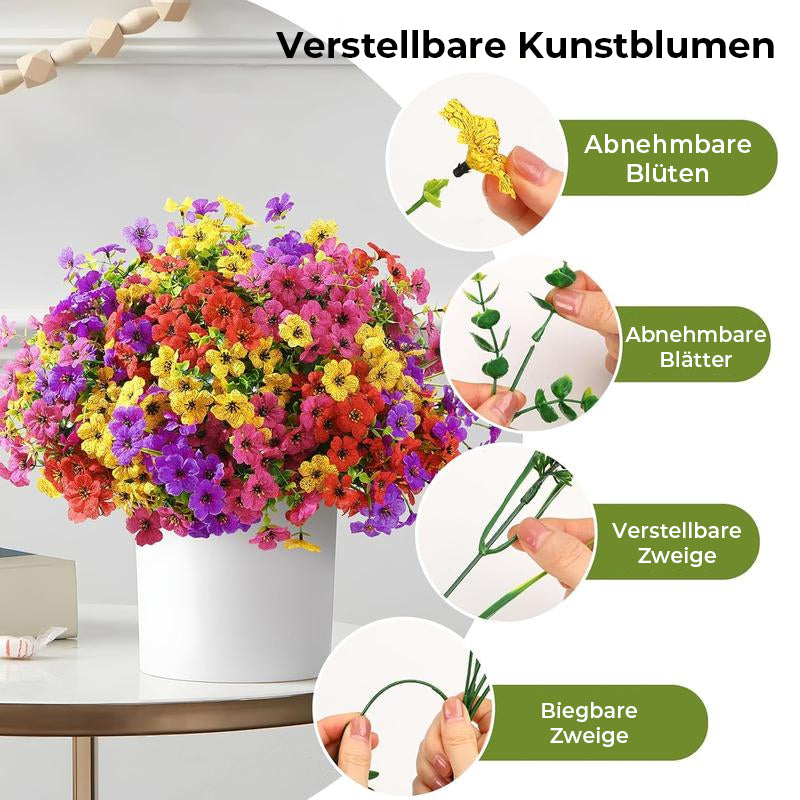 Künstliche Kunstblumen für die Innen- und Außendekoration