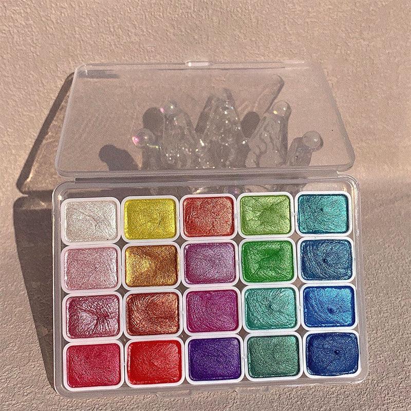 20 Farben Aquarellmalerei Set