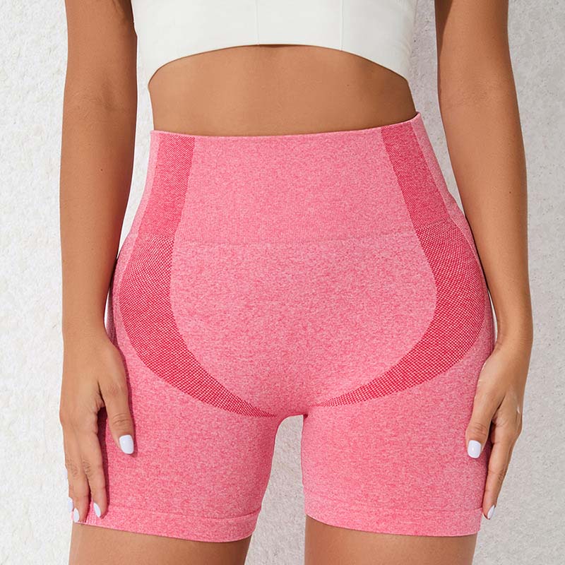 Bauchkontrollierende Gym-Shorts für Damen mit hoher Taille