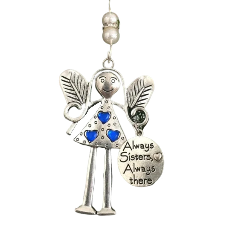 Skøre Smukke Venner For Evigt - Engel Ornament Julegave