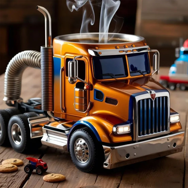 Semi-truck kaffekrus
