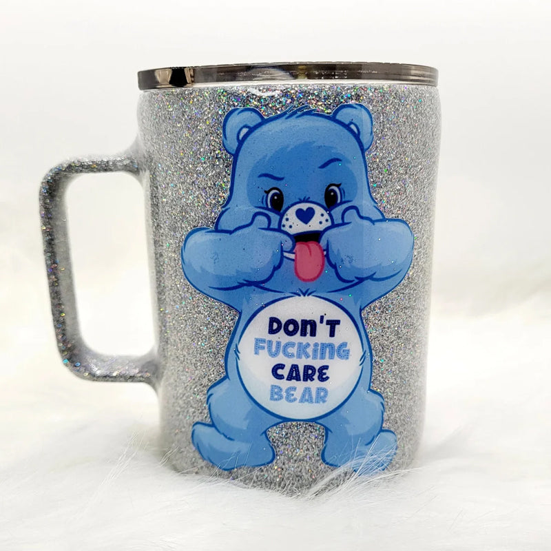Bären-Glitzerbecher aus Edelstahl