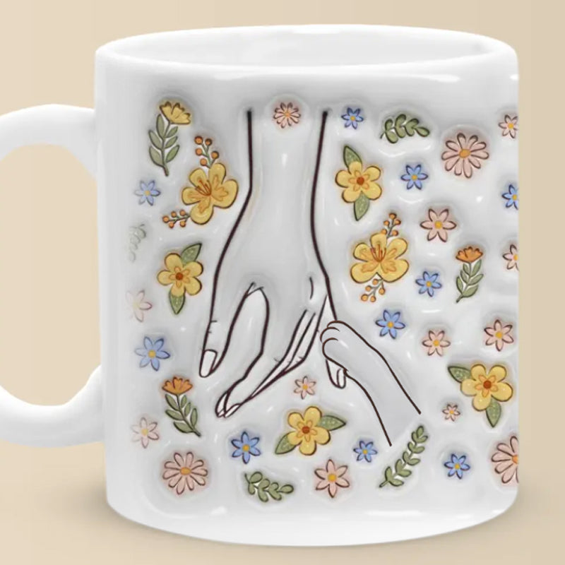 Niedlicher Becher mit Katzenpfotenmotiv