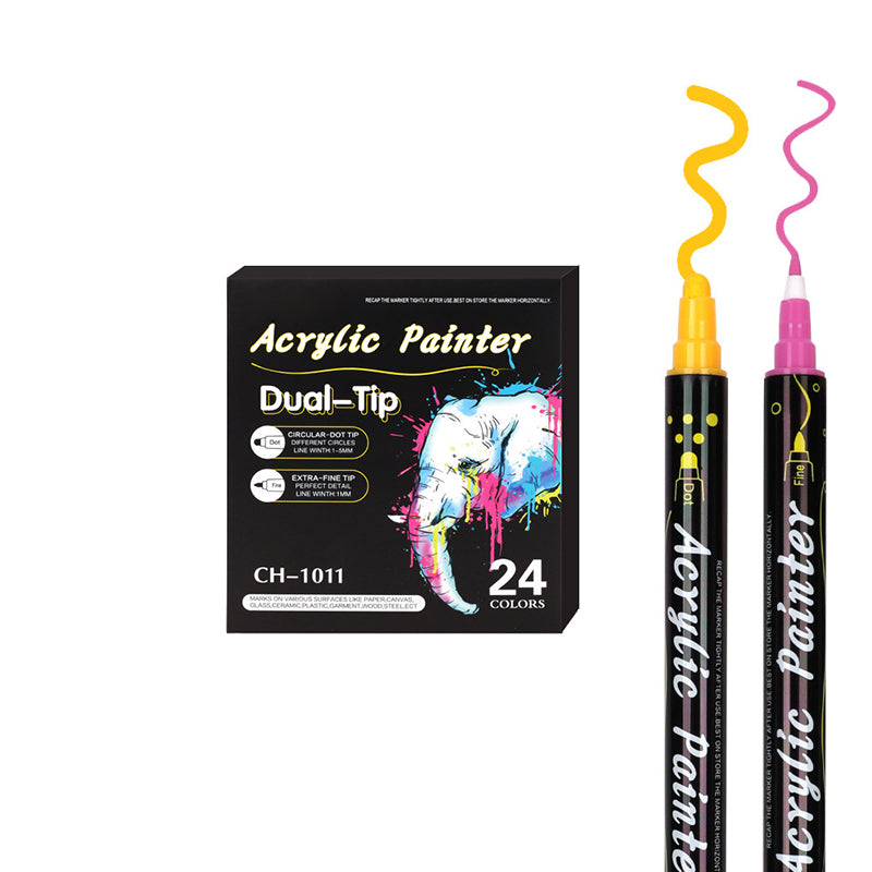 Akrylmalingsmarkør (12PCS/24PCS/36PCS)