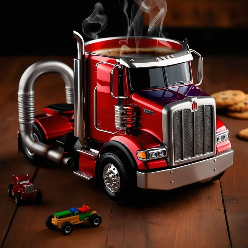 Semi-truck kaffekrus